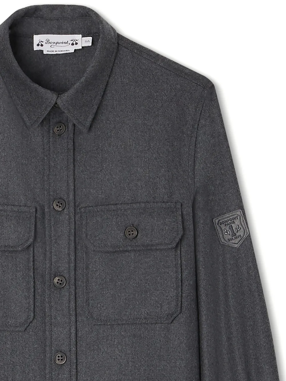 Bonpoint Gustave wollen shirt Grijs