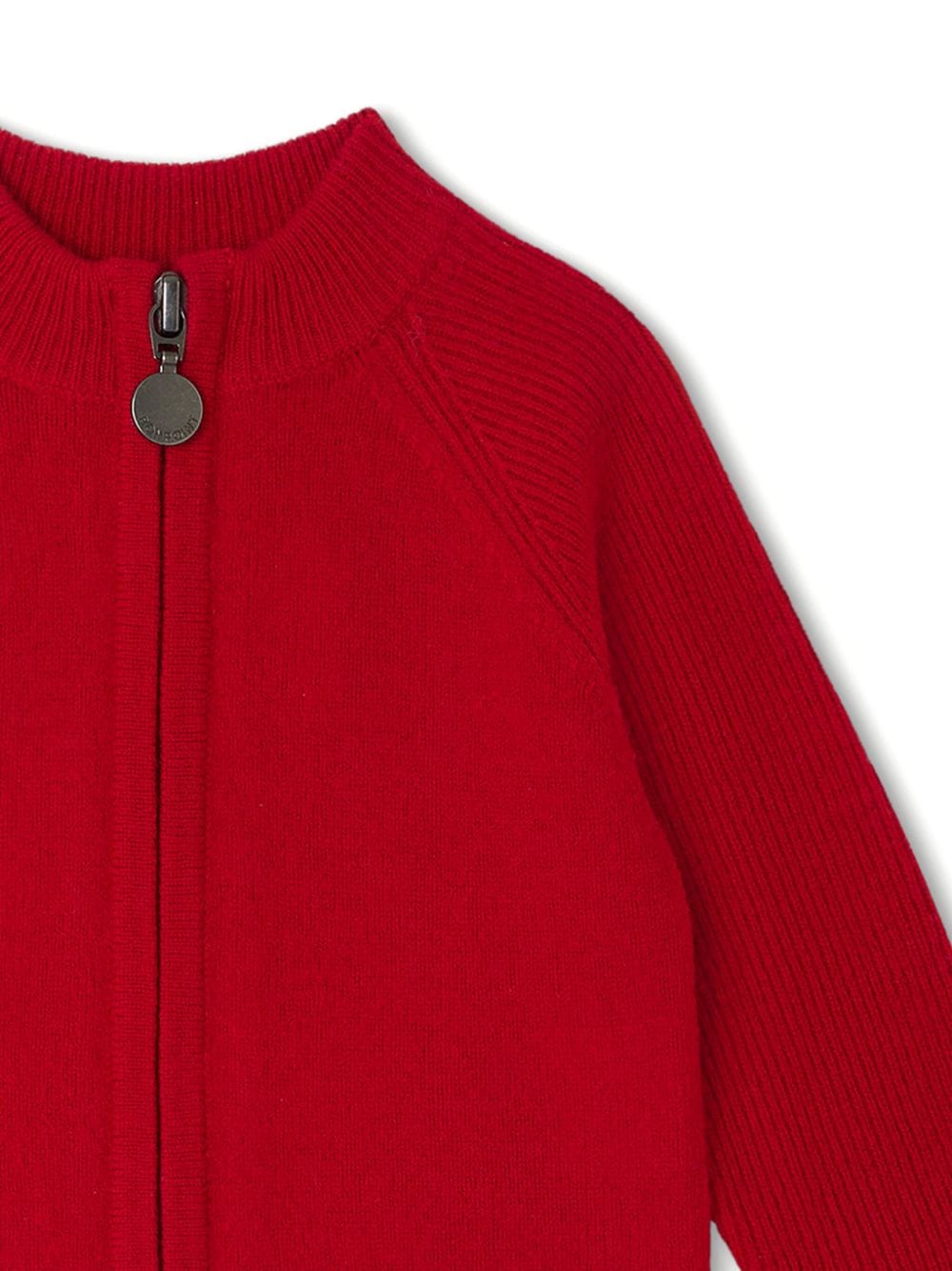 Shop Bonpoint Thylio Wool Cardigan In Red