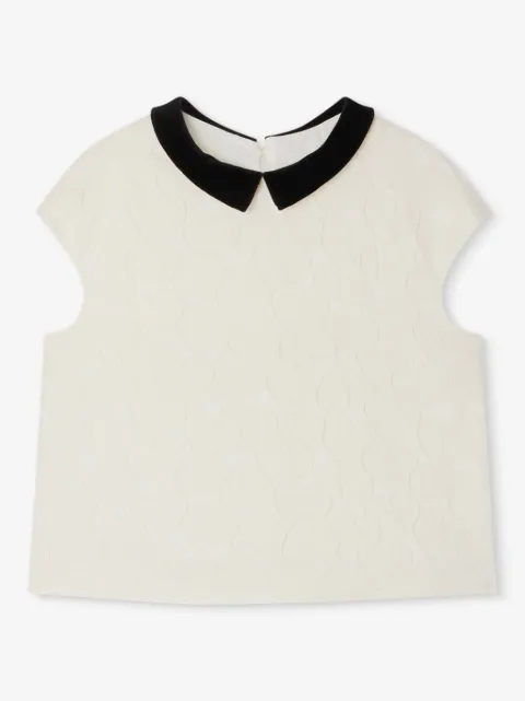 Bonpoint Twinkle textured-finish blouse 
