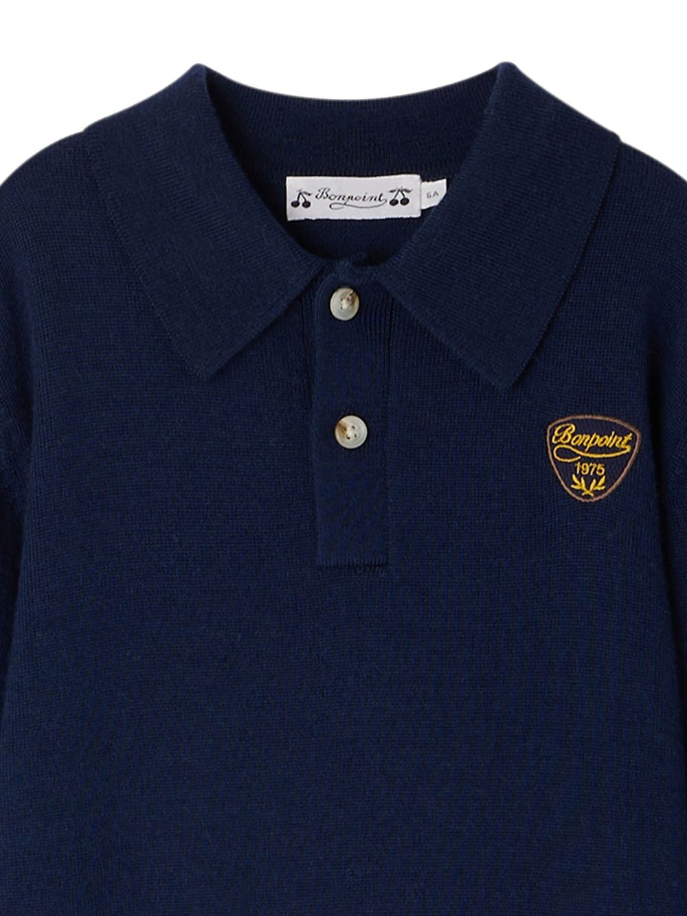 Bonpoint Darius Wool Polo Shirt 