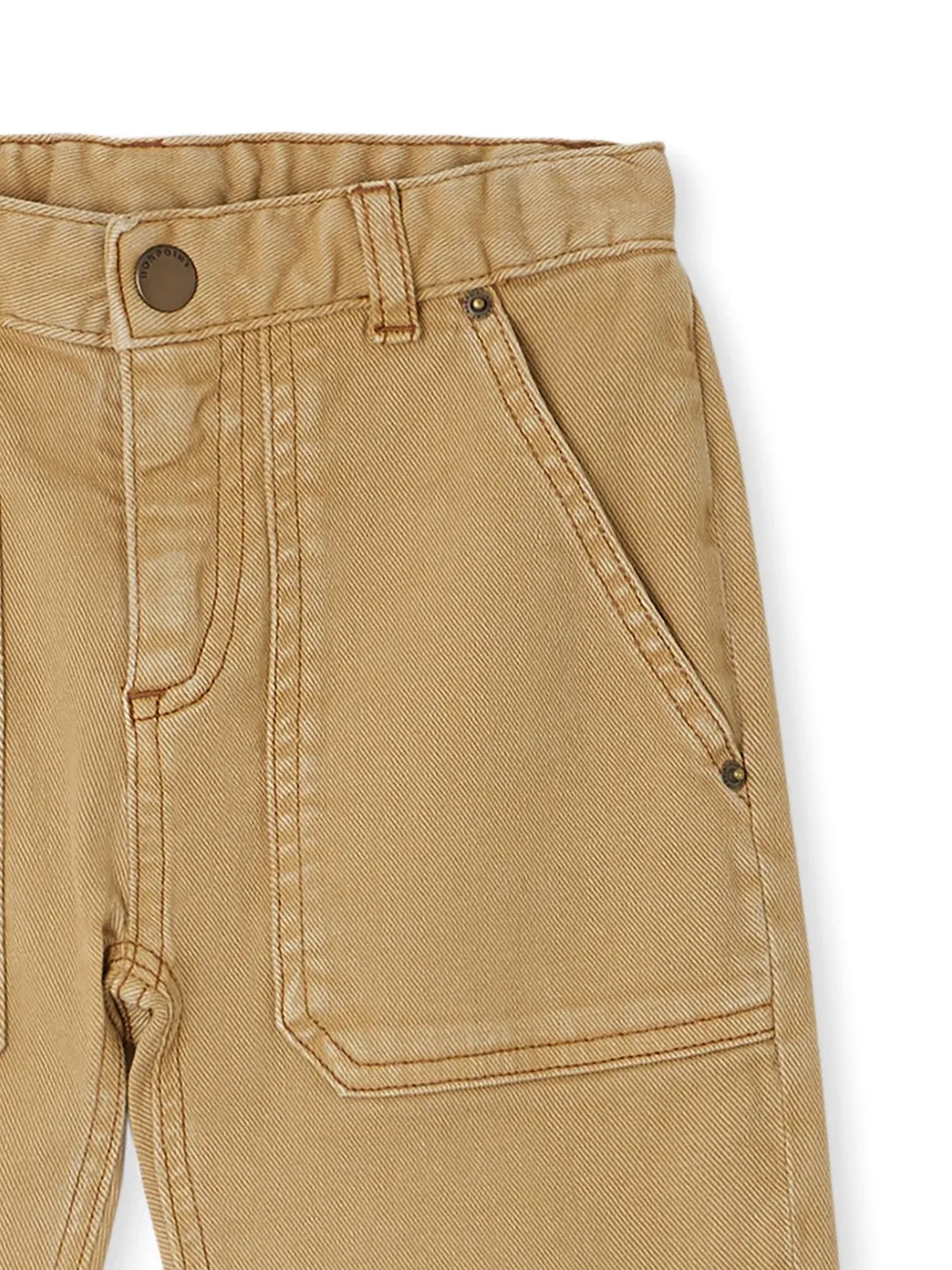 Bonpoint Gael straight jeans Beige