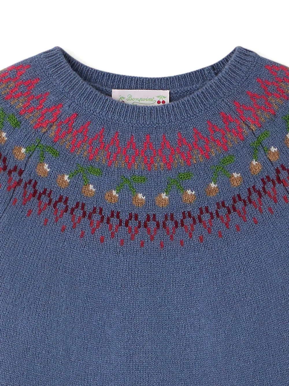 Bonpoint Genievre wollen trui Blauw