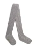 Bonpoint Banny ribbed tights - Grey