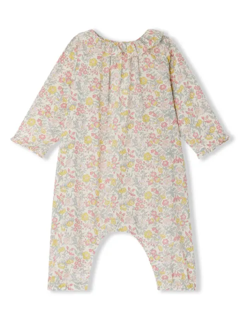 Bonpoint floral-print cotton romper