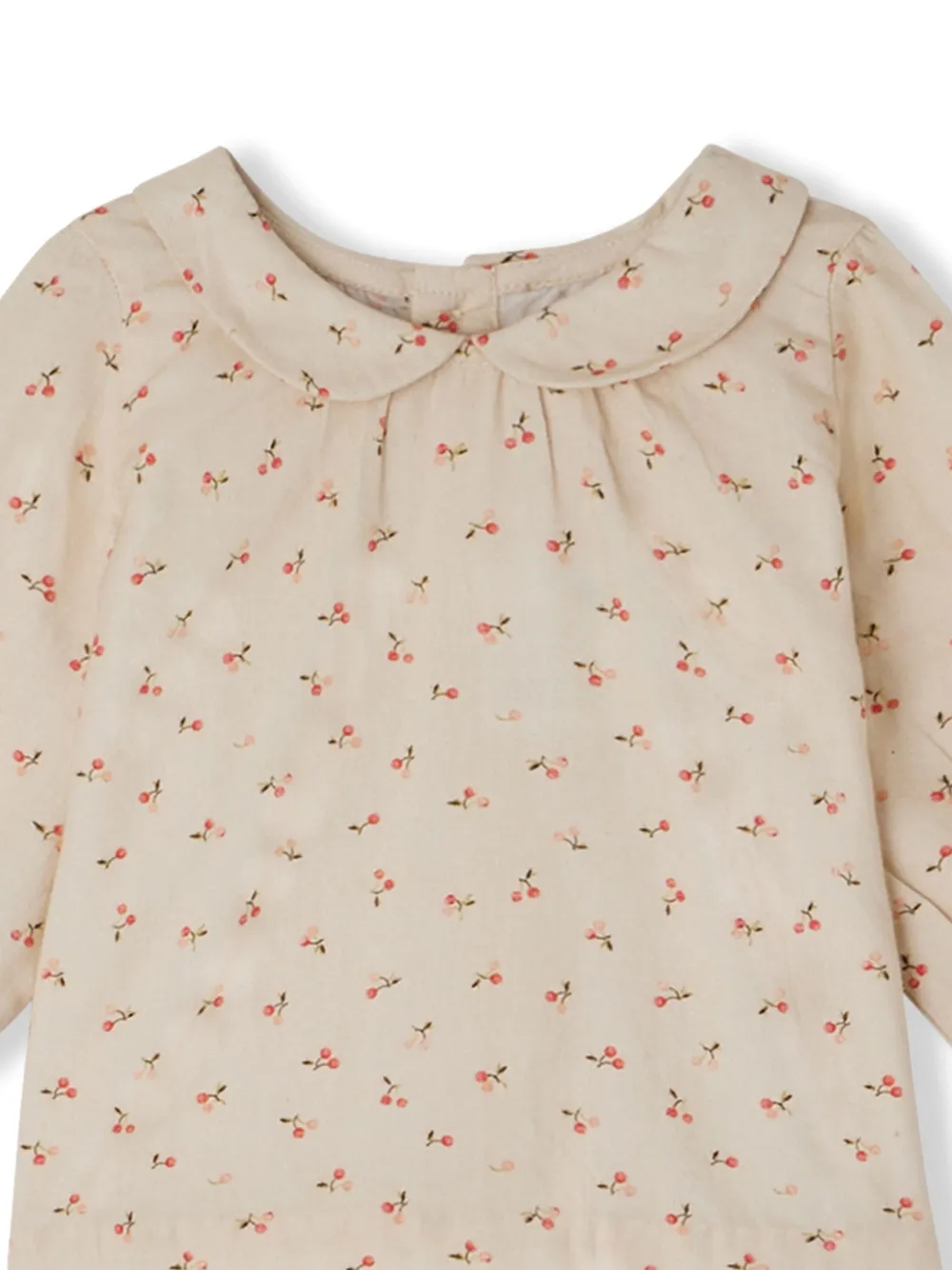 Bonpoint Tenvol shirt met kersenprint Beige