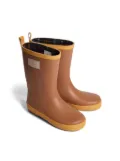 Bonpoint logo patch wellingtons - Brown