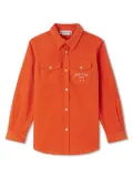 Bonpoint Berlin organic-cotton shirt - Orange