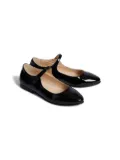 Bonpoint Belinda pointed-toe leather ballerinas - Black
