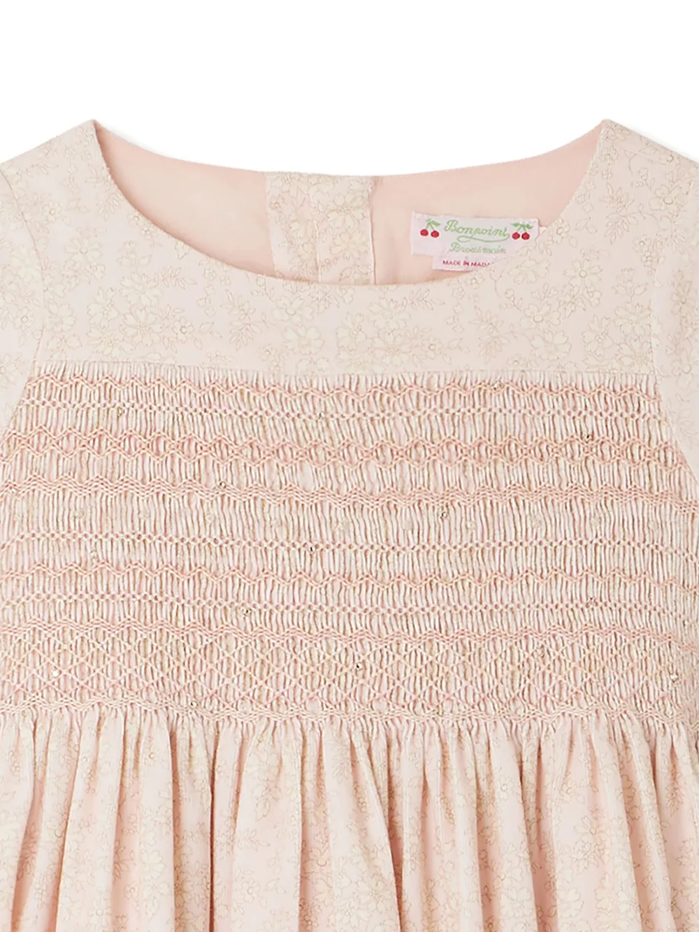 Bonpoint Katoenen jurk Roze