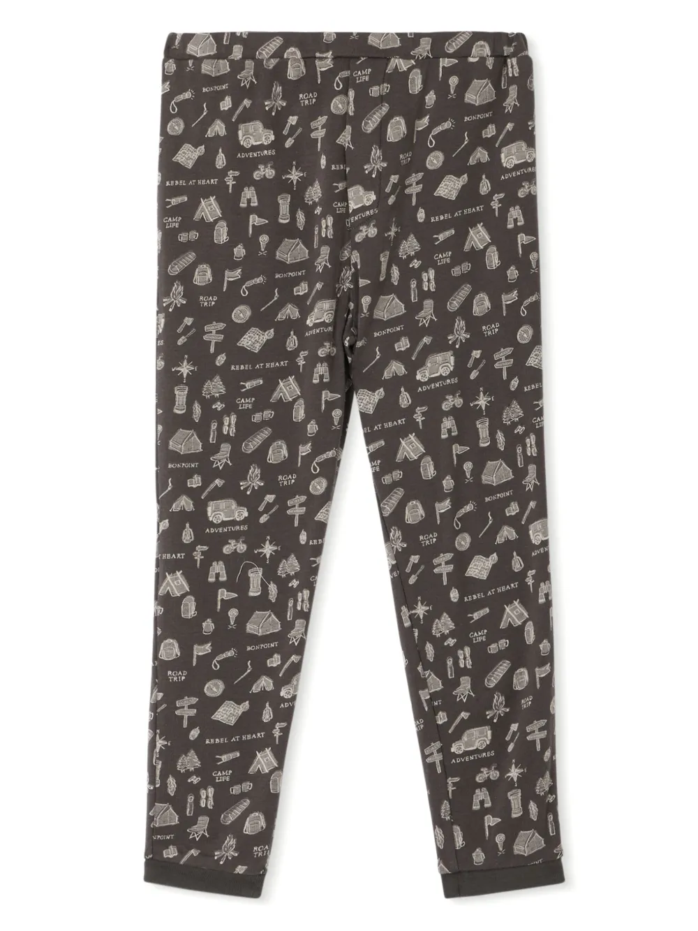 Bonpoint Planet pyjama van biologisch katoen Grijs