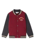 Bonpoint Christopher cotton varsity jacket - Red