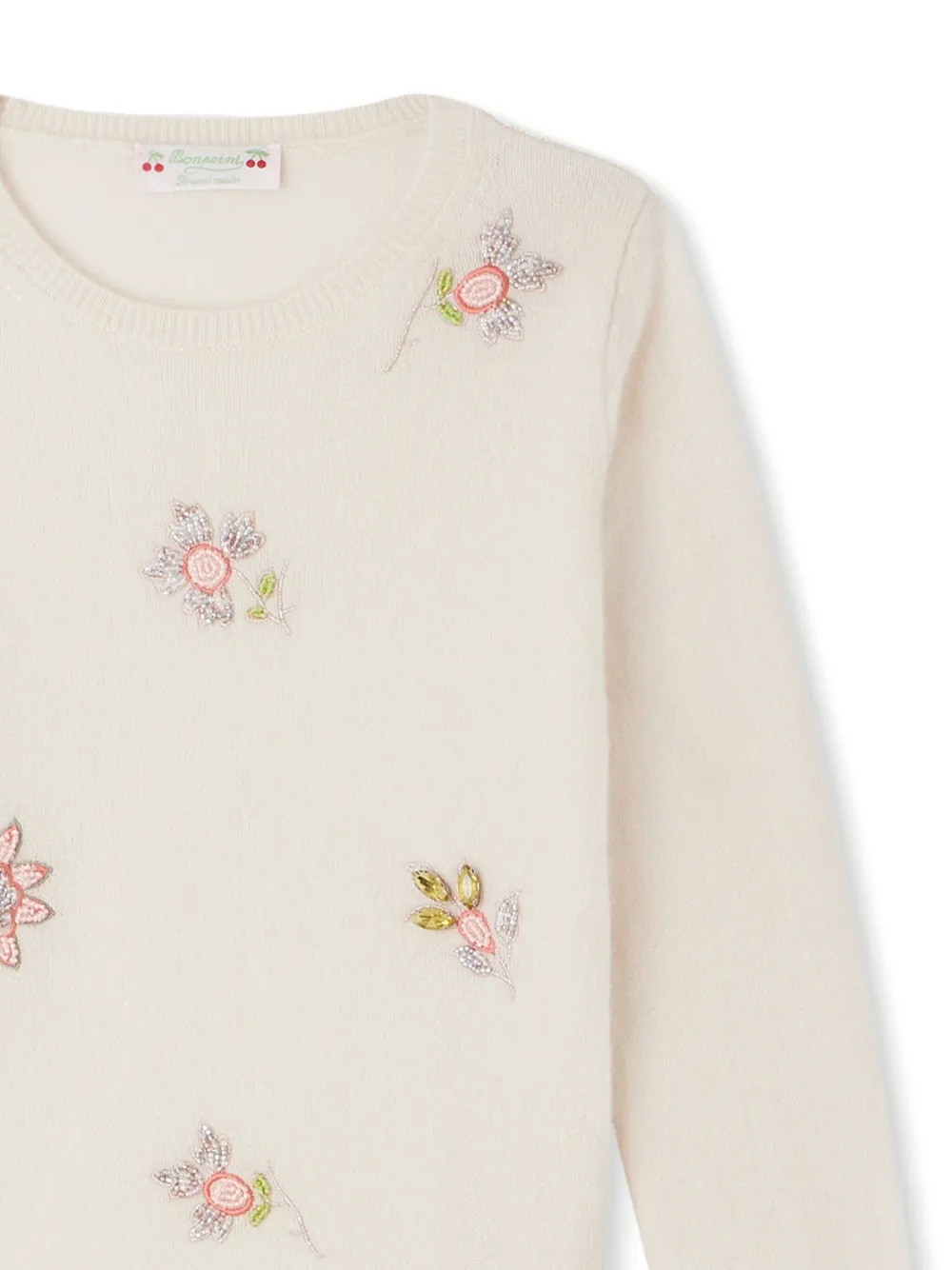 Bonpoint Giovanna kasjmier trui Beige
