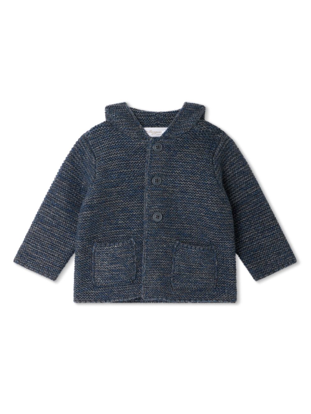 Bonpoint Atexane hooded cardigan - Blue