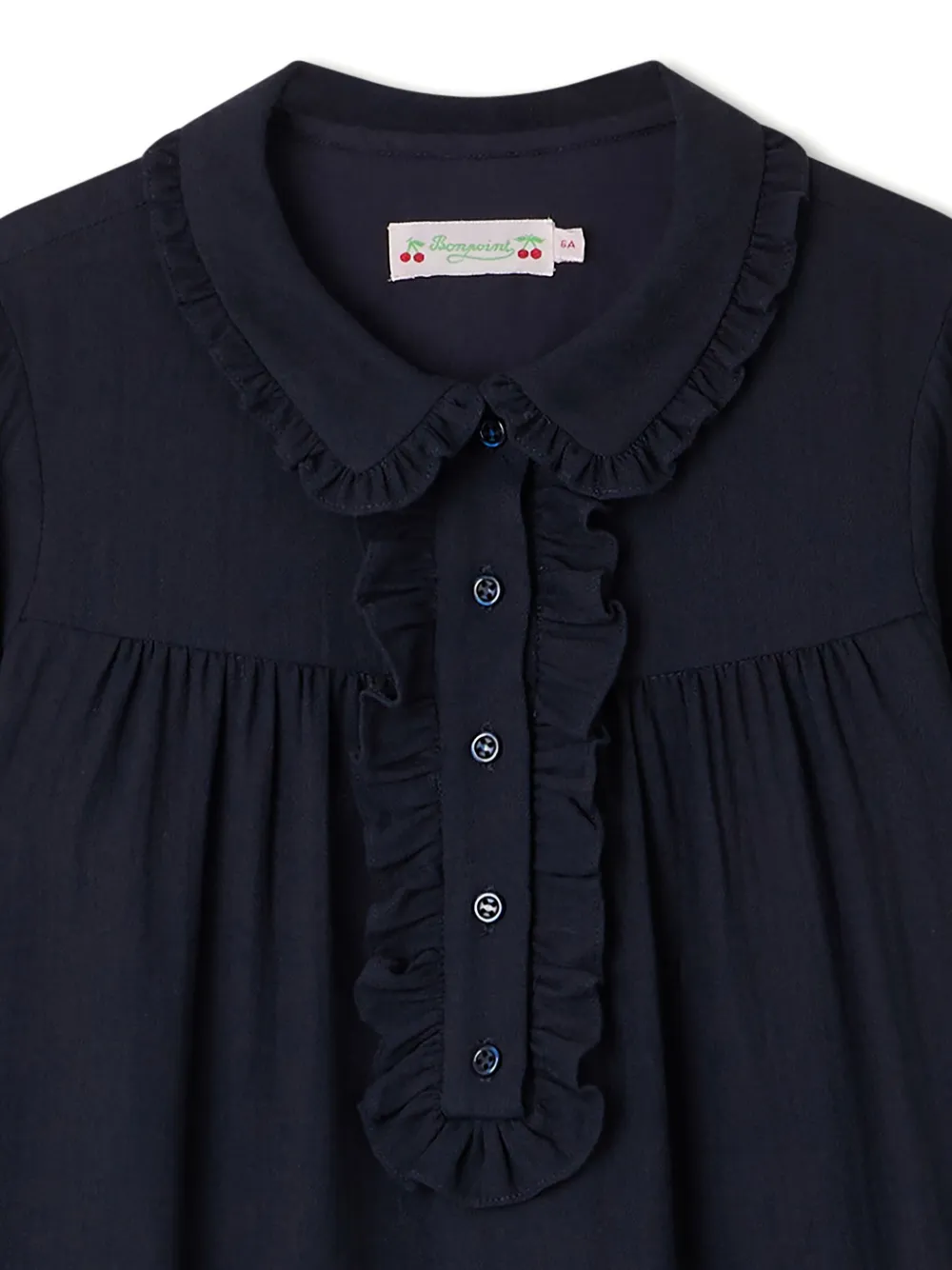Bonpoint Jurk met lange mouwen Blauw