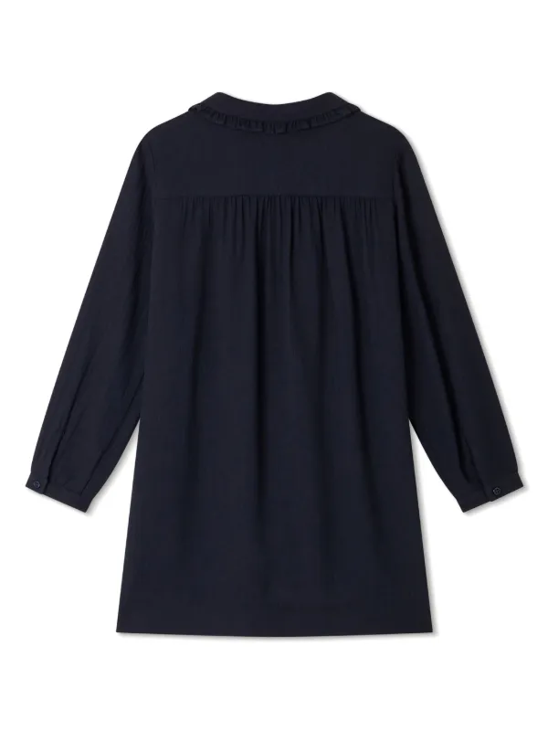 Bonpoint ロングスリーブ ワンピース | ブルー | FARFETCH JP