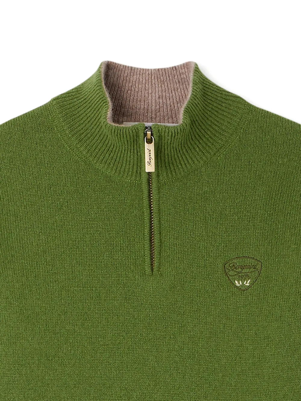 Bonpoint Kasjmier trui met geborduurd logo Groen