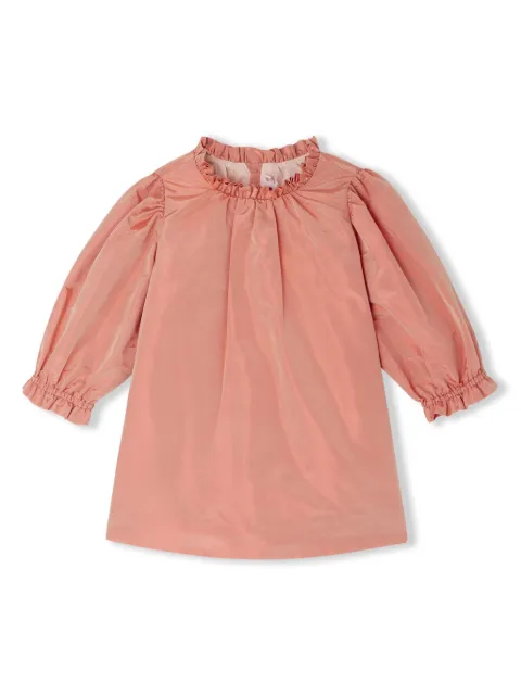 Bonpoint Grittie pleated silk dress