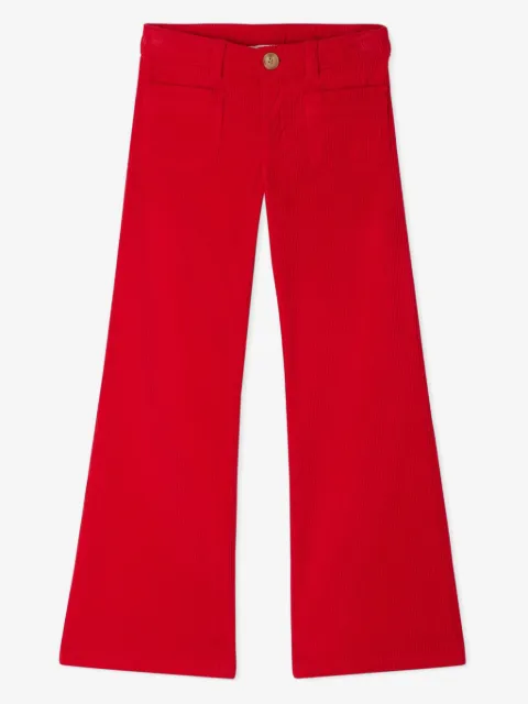 Bonpoint Junon flared corduroy trousers