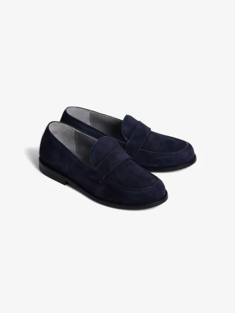 Bonpoint Moka slip-on suede mocassins
