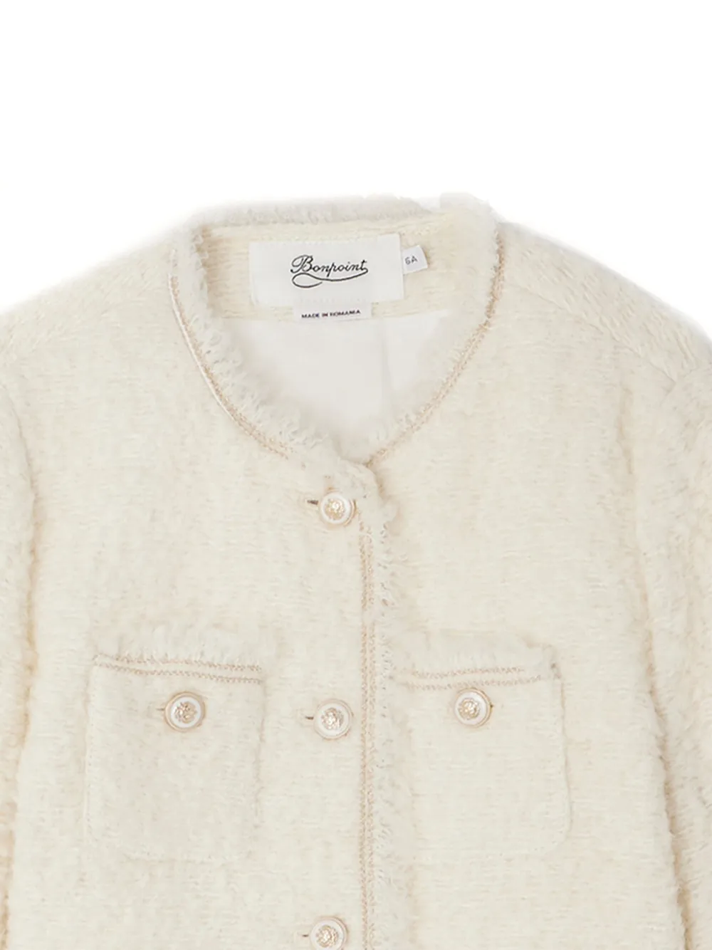 Bonpoint Giacinta jack met knopen Beige