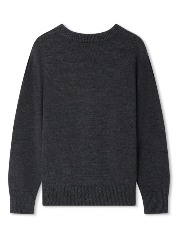 bonpoint 小人ニット　新品未使用 Bonpoint インターシャニット セーター | グレー | FARFETCH JP