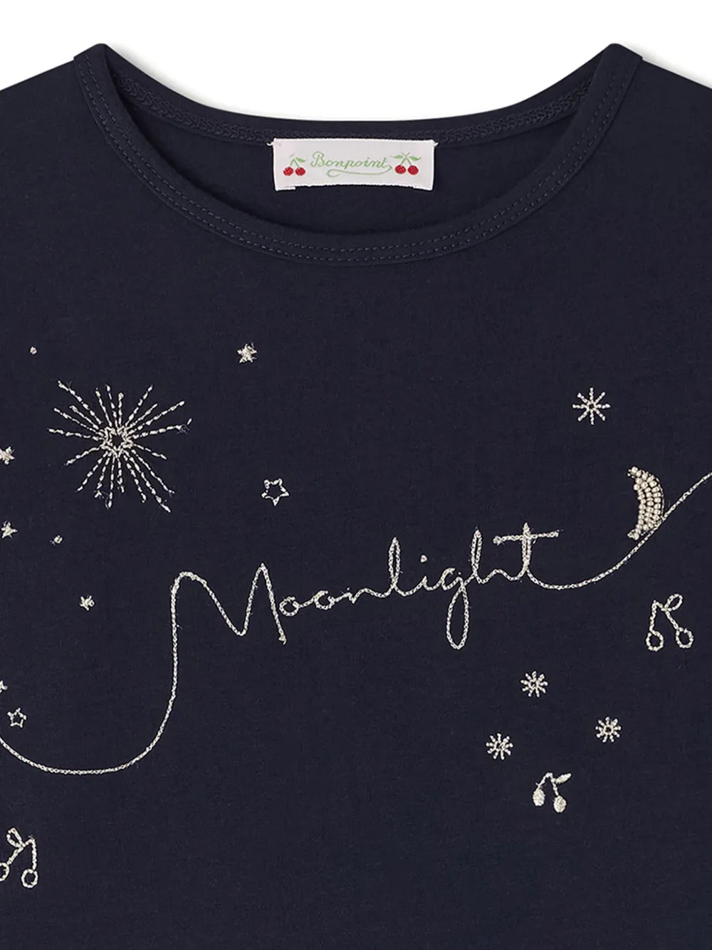 Bonpoint T-shirt met lange mouwen Blauw