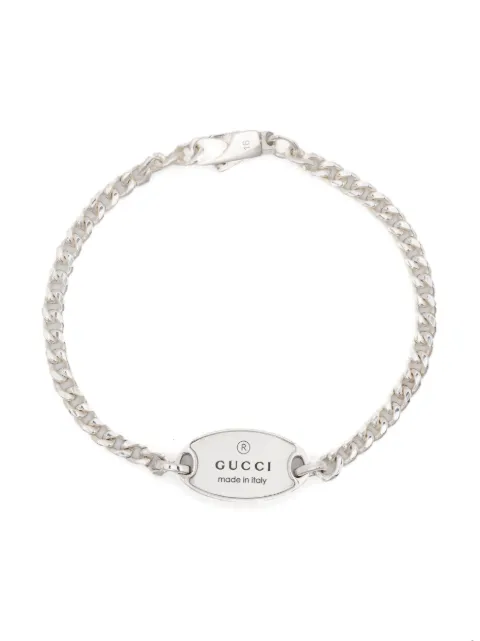 Gucci sterling silver Trademark bracelet 
