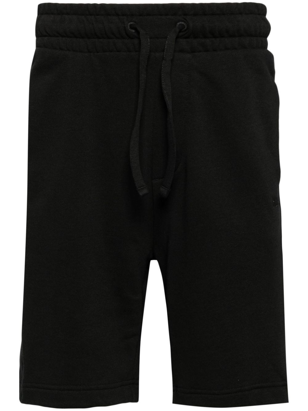 HUGO logo-tape track shorts – Black