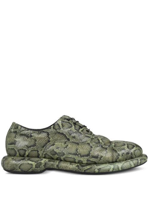 X Martine Rose chaussures oxford 'Green' - Clarks - Modalova