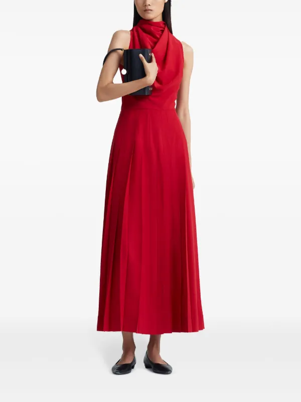open lace back dress Altuzarra Wrap-effect Kat Midi Dress for SALE main image 1