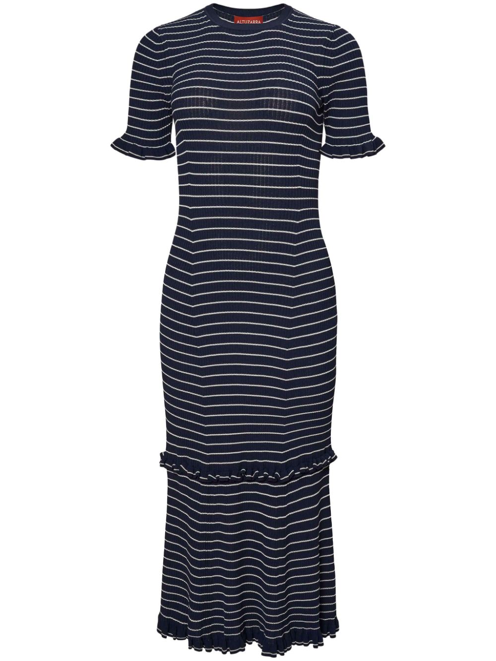 Altuzarra Delpini striped dress - Blue