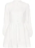 Ana Radu linen mini dress - White