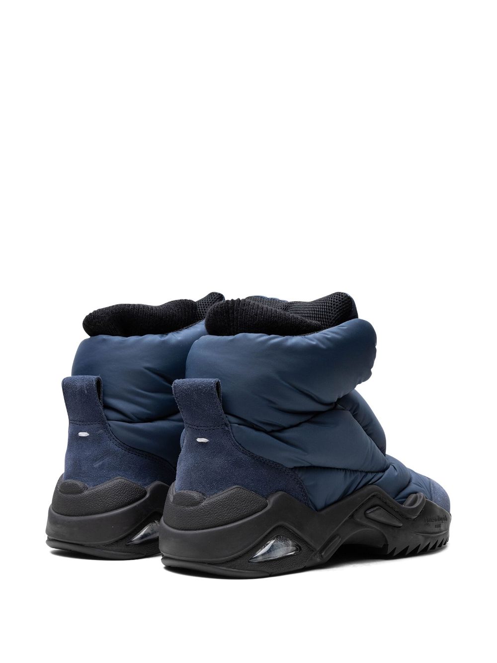 Shop Maison Margiela Puffer "navy" Sneakers In Blue