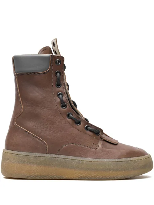 Bottines Zippered en cuir - Maison Margiela - Modalova