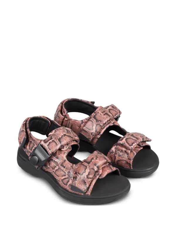 Clarks x Martine Rose Down Sandals Pink FARFETCH LB