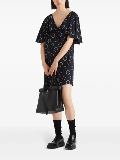 Prada printed mini-dress P3M68SOOO1444 - 1