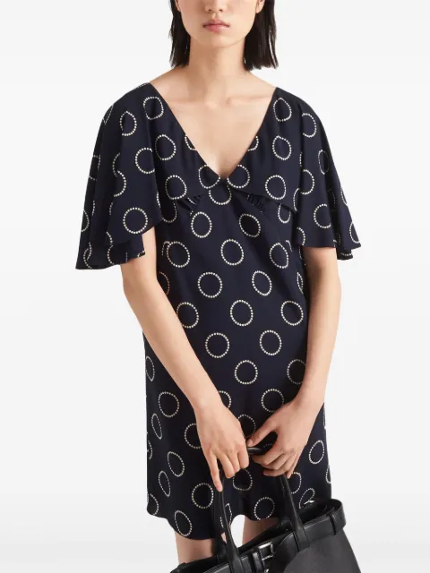 Prada printed mini-dress P3M68SOOO1444 - 3