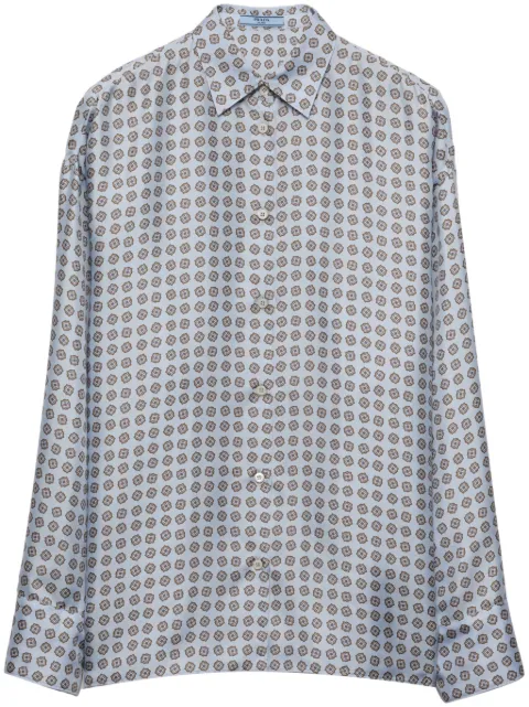 Prada floral print shirt