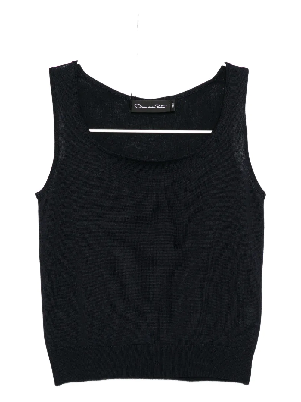 Oscar de la Renta sleeveless tank top - Blu