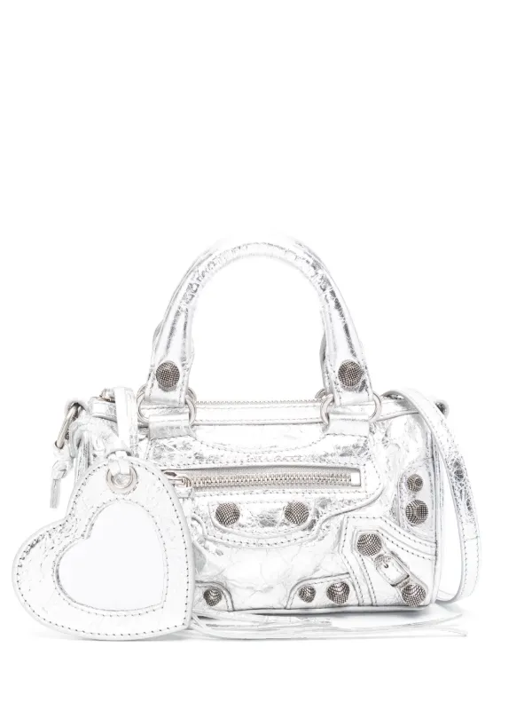 Balenciaga mini city bag silver new arrivals