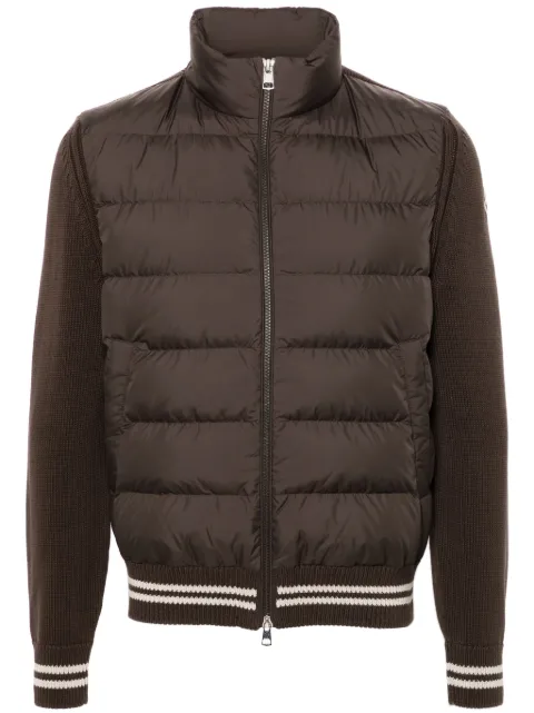 Moncler chamarra capitonada manga larga