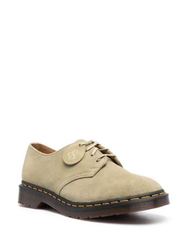 Martens lace-up Fastening Leather Shoes Green FARFETCH ID
