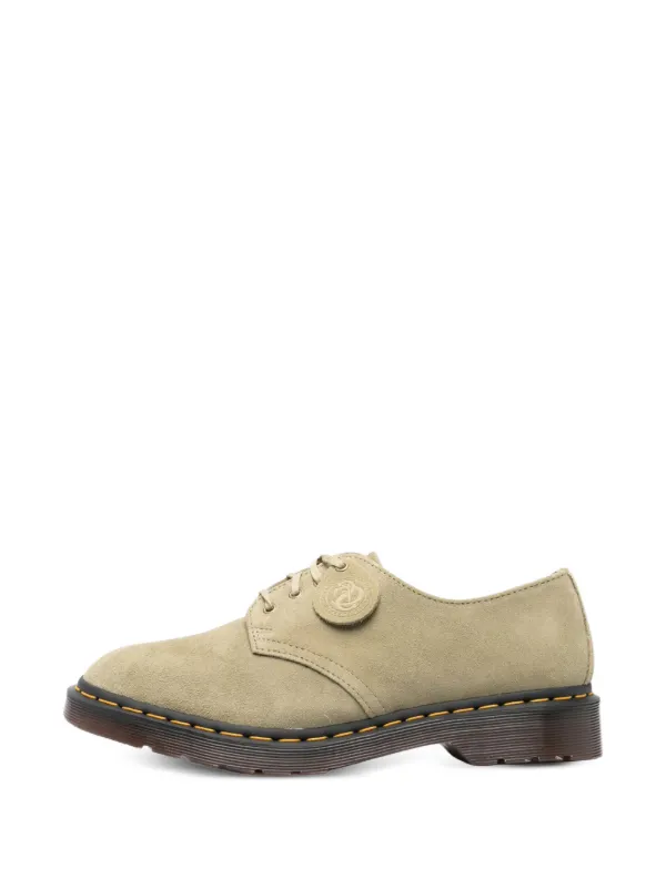 Dr. Martens レザー レースアップ シューズ | グリーン | FARFETCH JP