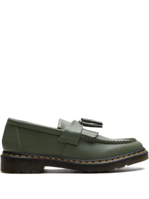 Dr. Martens Adrian Quad 55mm Leather Loafers | Black | FARFETCH IN