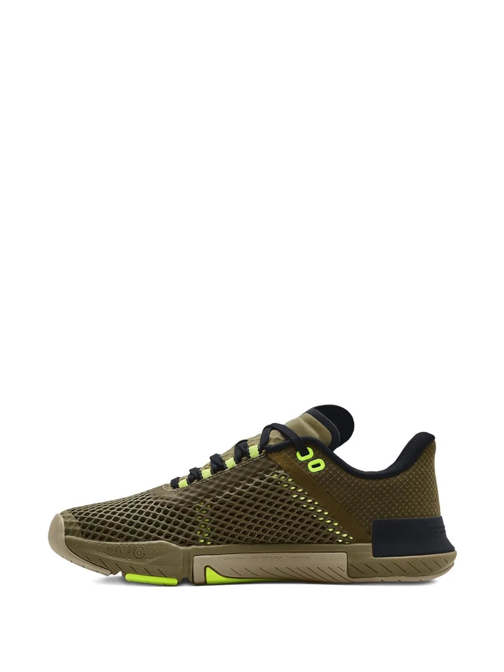 Under Armour TriBase Reign 4 "Tent Black Khaki" sneakers Groen