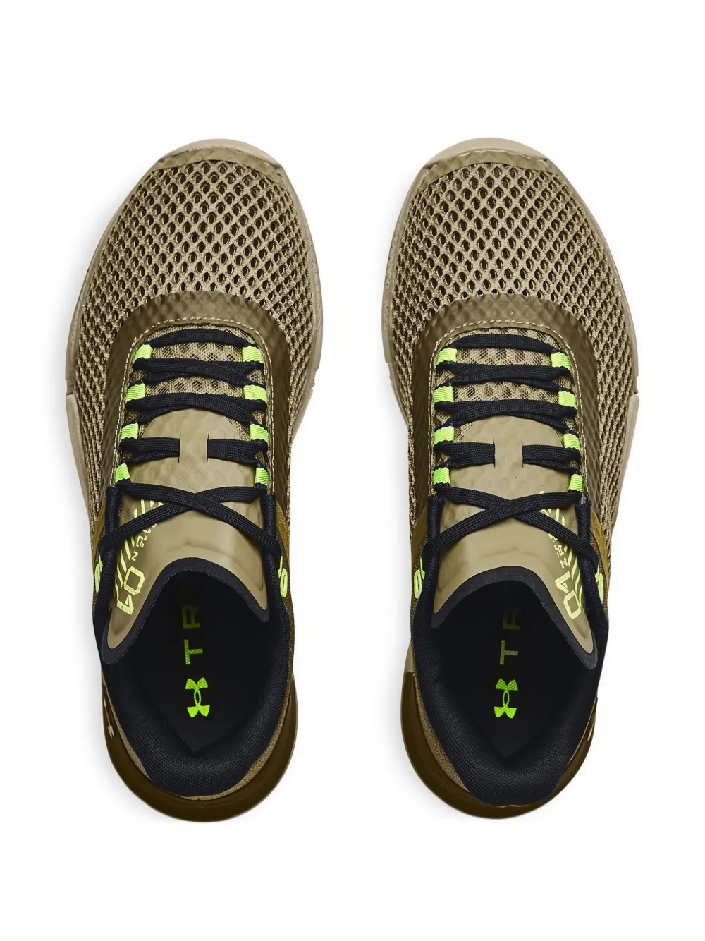 Under Armour TriBase Reign 4 "Tent Black Khaki" sneakers Groen