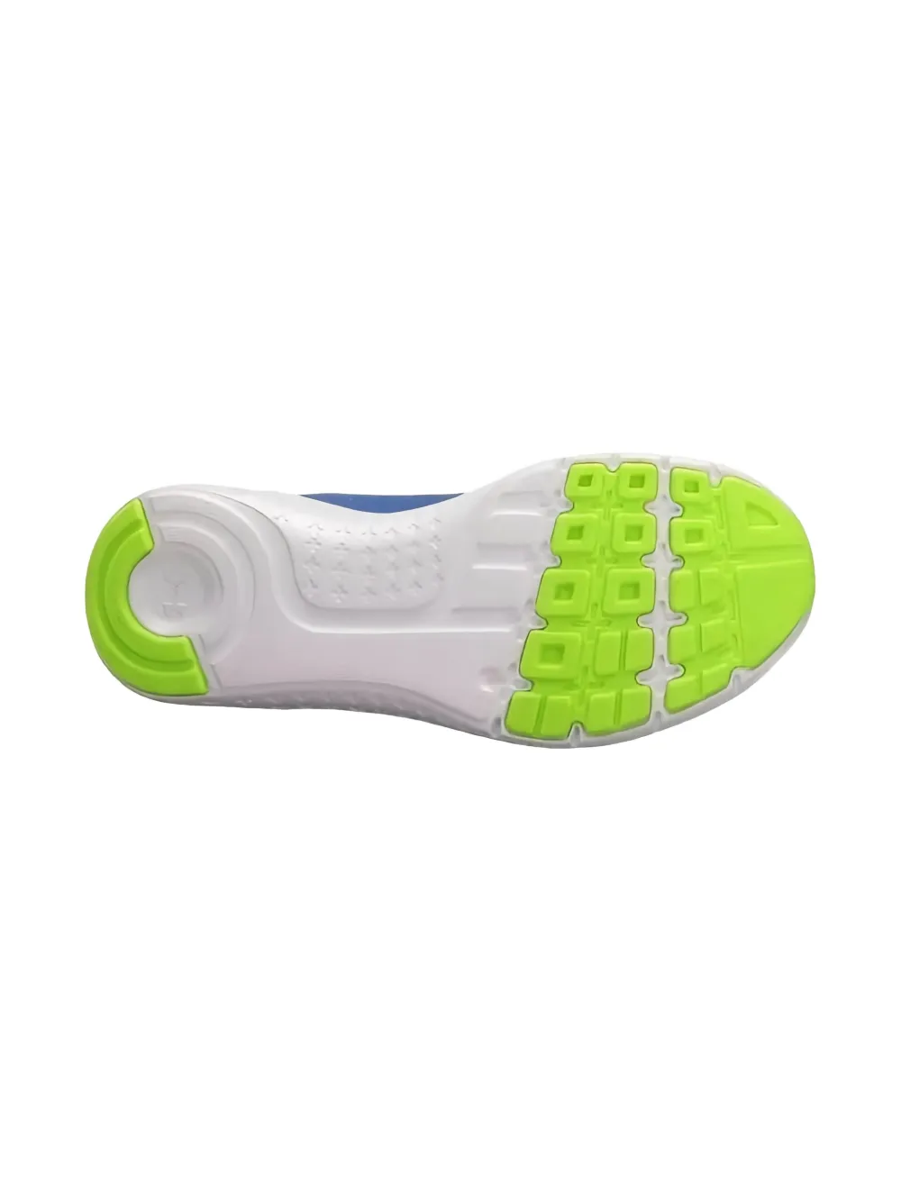 Under Armour Kids Micro G Fuel RN "Ultra Blue Hyper Green" sneakers