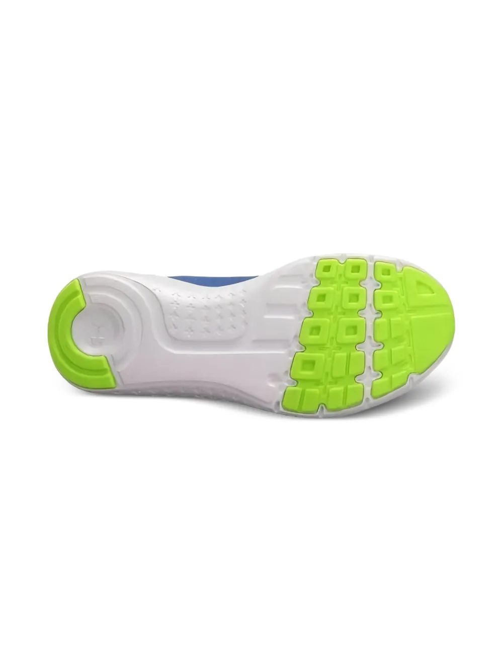 Under Armour Kids Micro G Fuel RN "Ultra Blue Hyper Green" sneakers Blauw