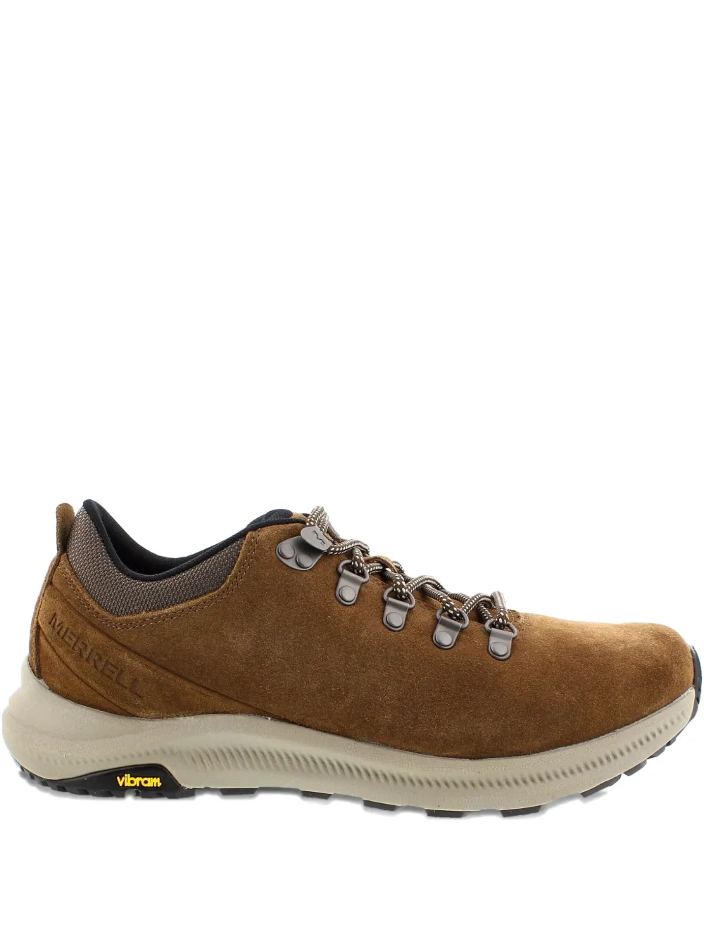 Merrell Suede Lace-up Trainers In Brown