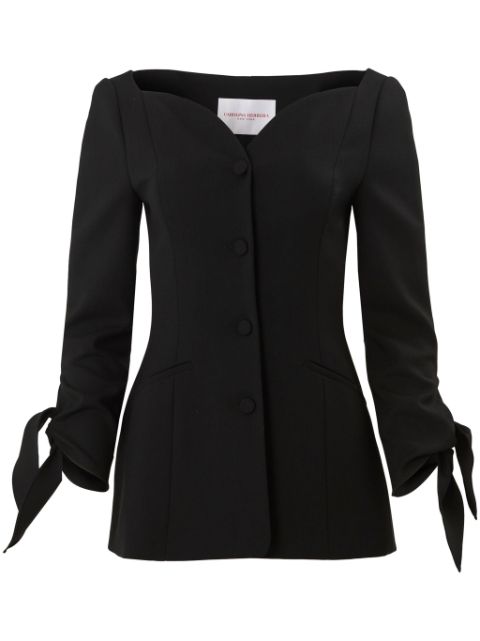 Carolina Herrera curved-neckline jacket Women